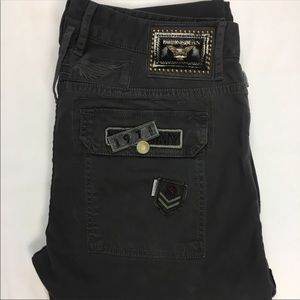 New Men’s ROBIN’S JEANS CARGO PANTS Slim Straight